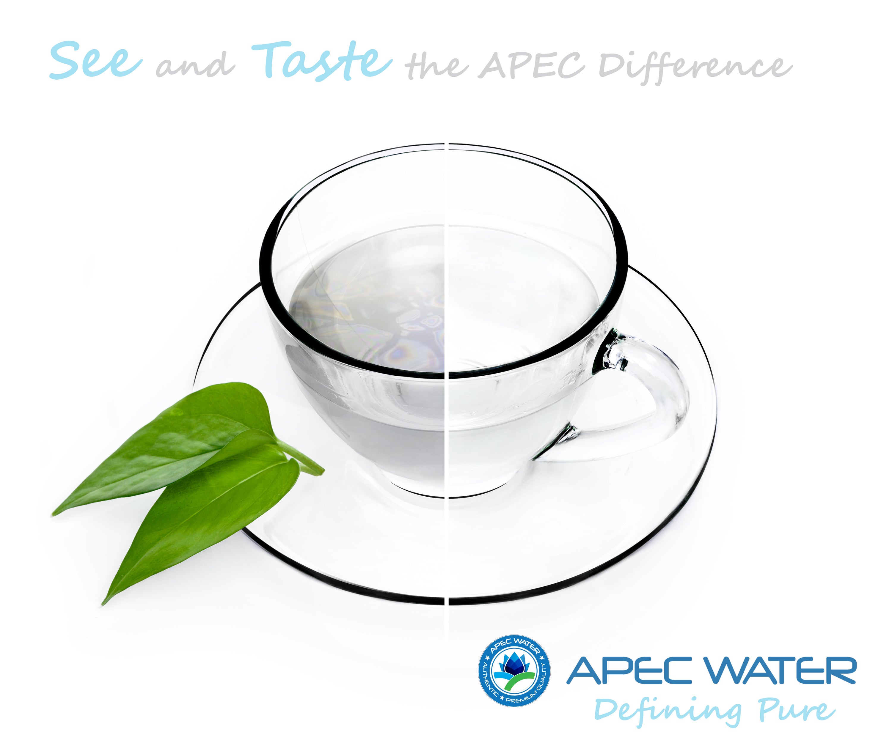 APEC Water see and taste the difference