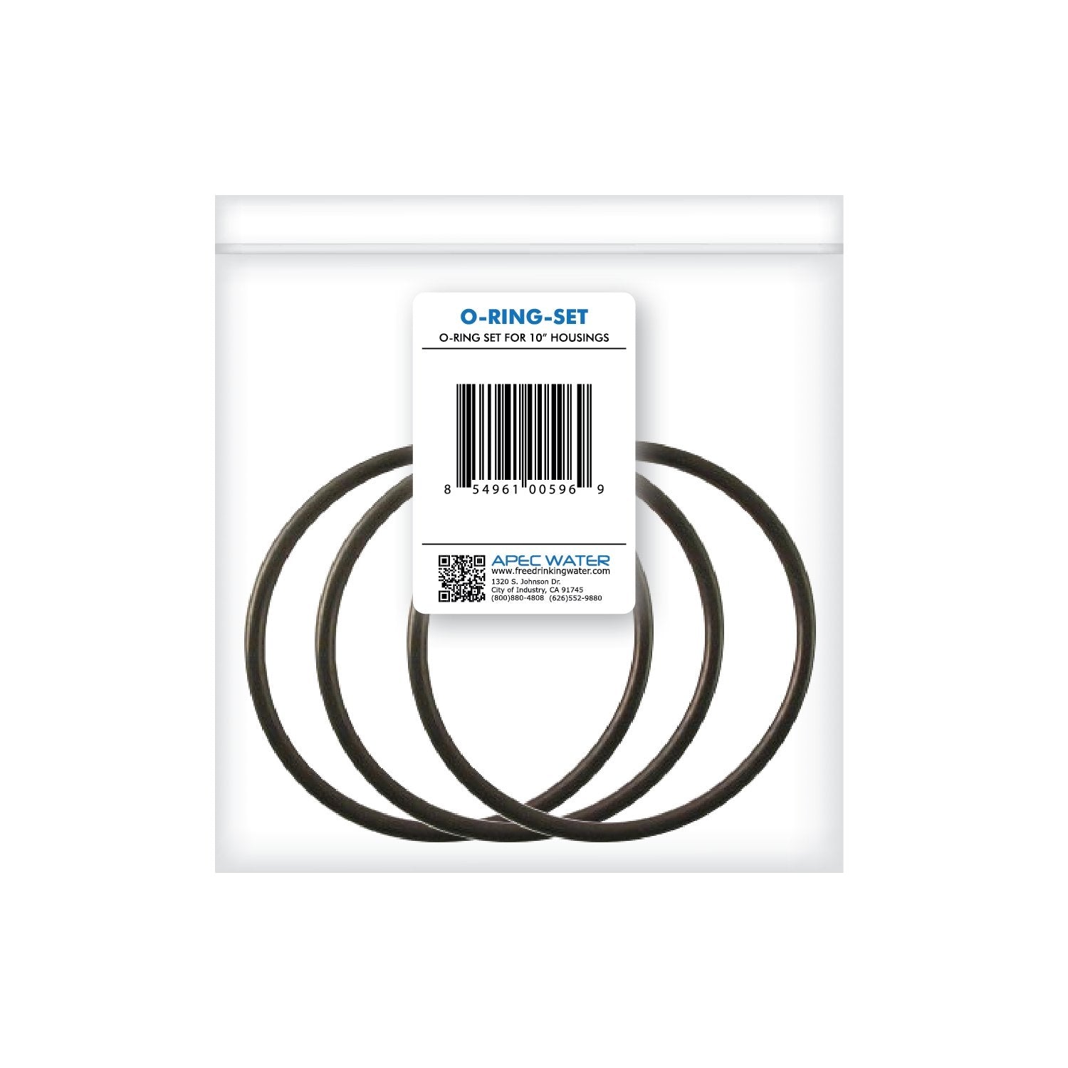 O-Ring for 10'' APEC RO Filter Housings (Set of 3)