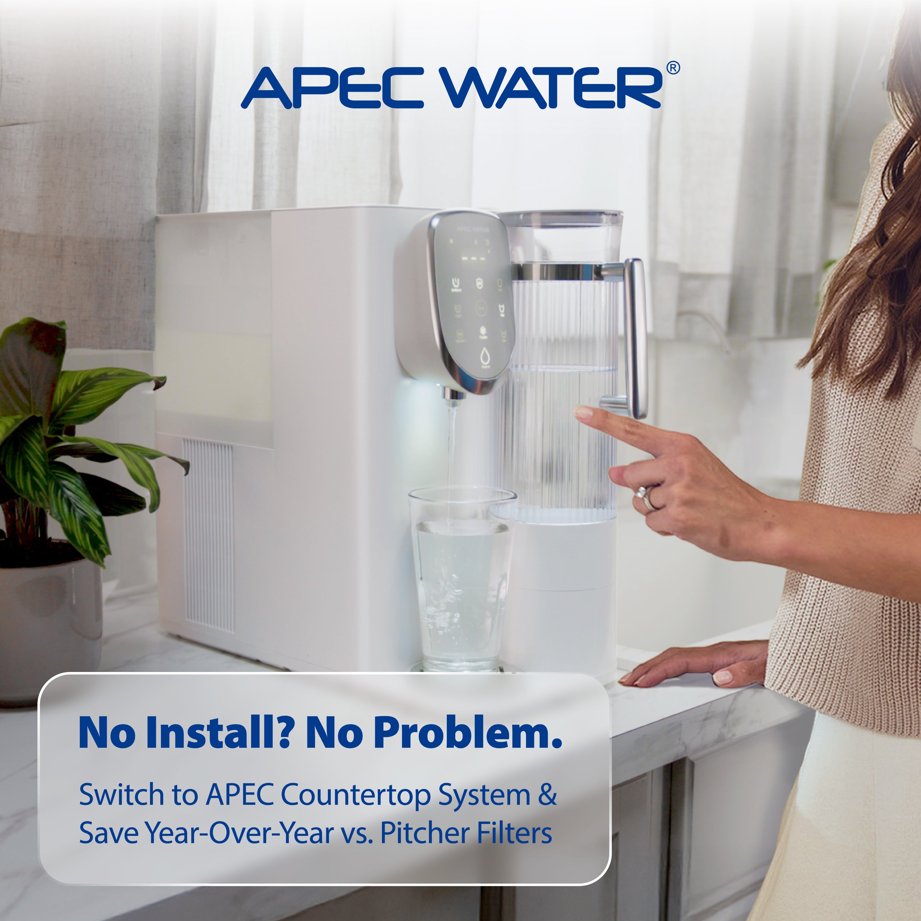 ROES-PHUV75 - Essence Alkaline Mineral pHPlus and UV Ultra-Violet Sterilizer 75 GPD 7-Stage Reverse Osmosis Water Systems for Drinking Water