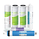 APEC RO Replacement Filters Complete Filter Set for ESSENCE 75 GPD PH Reverse Osmosis 6-Stage Systems  (Stages 1-6)