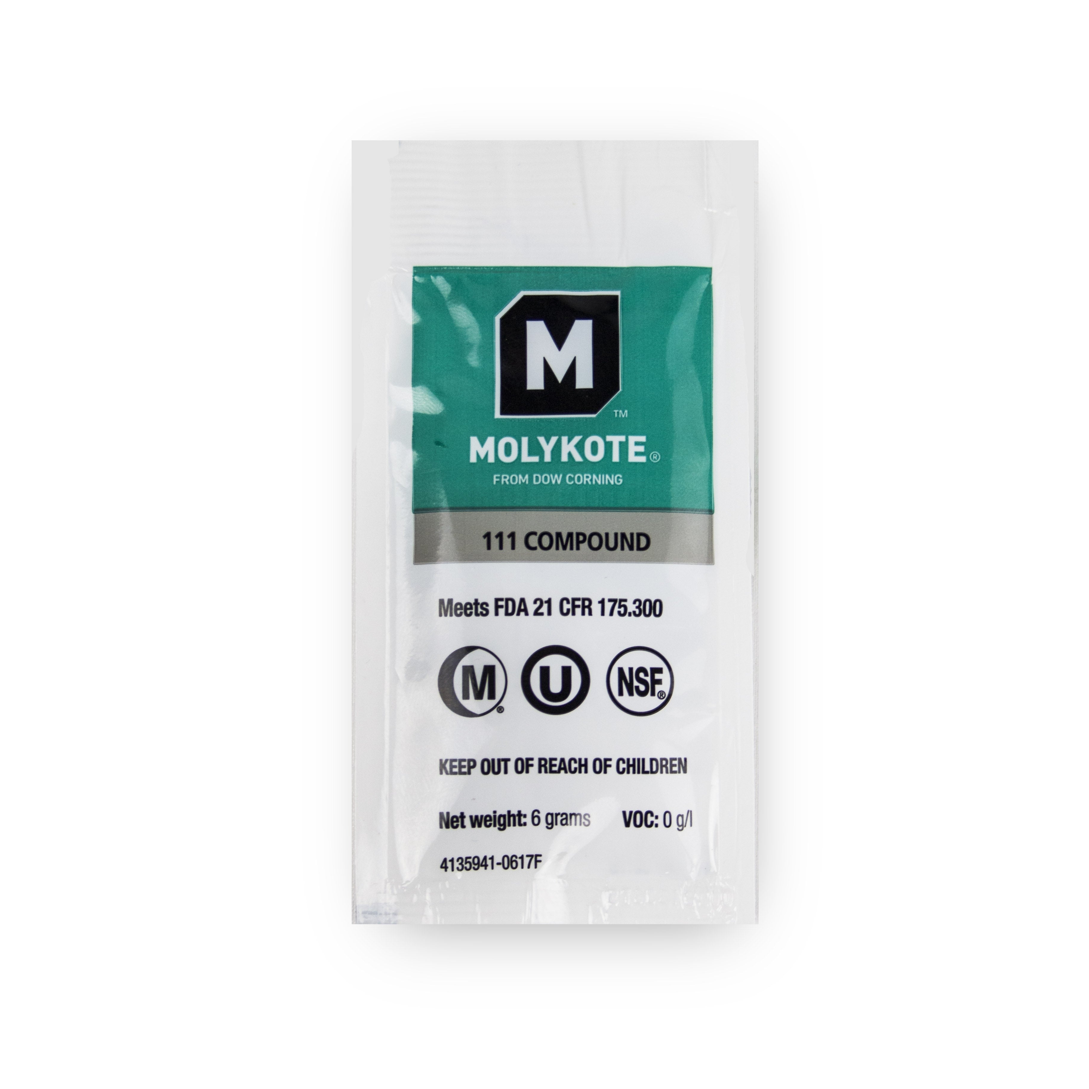 Food Grade Lubricant - Protects & Seals O-ring to Prevent Leaks. (6grams)