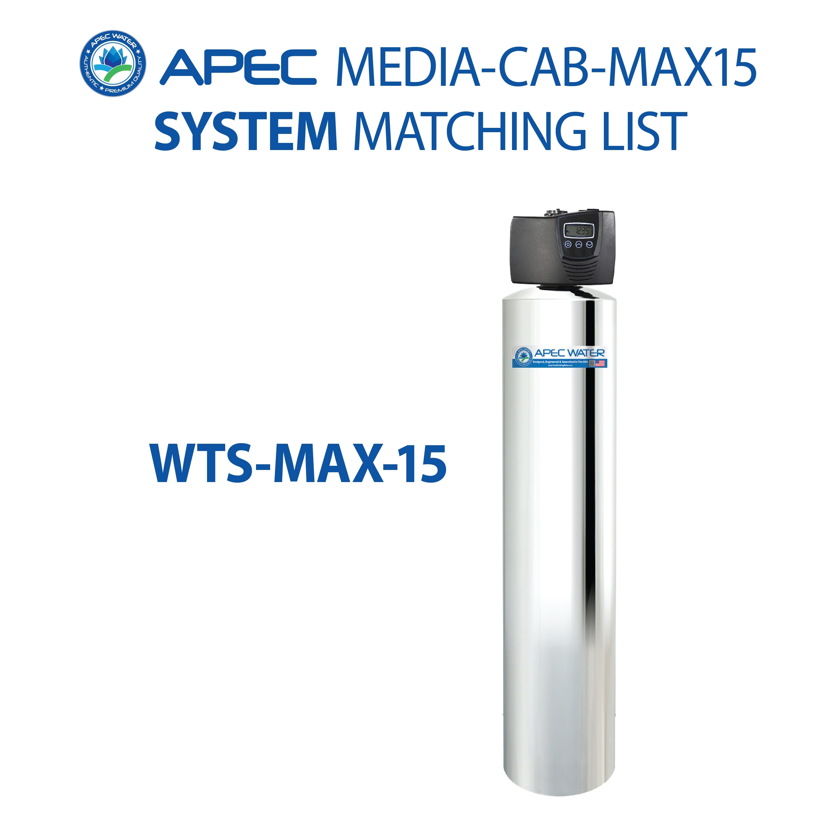 WTS-MAX-15 Replacement Media for chloramines and chlorine reduction 1.5 C.F.