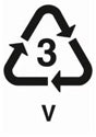 #3-PVC(polyvinyl chloride)