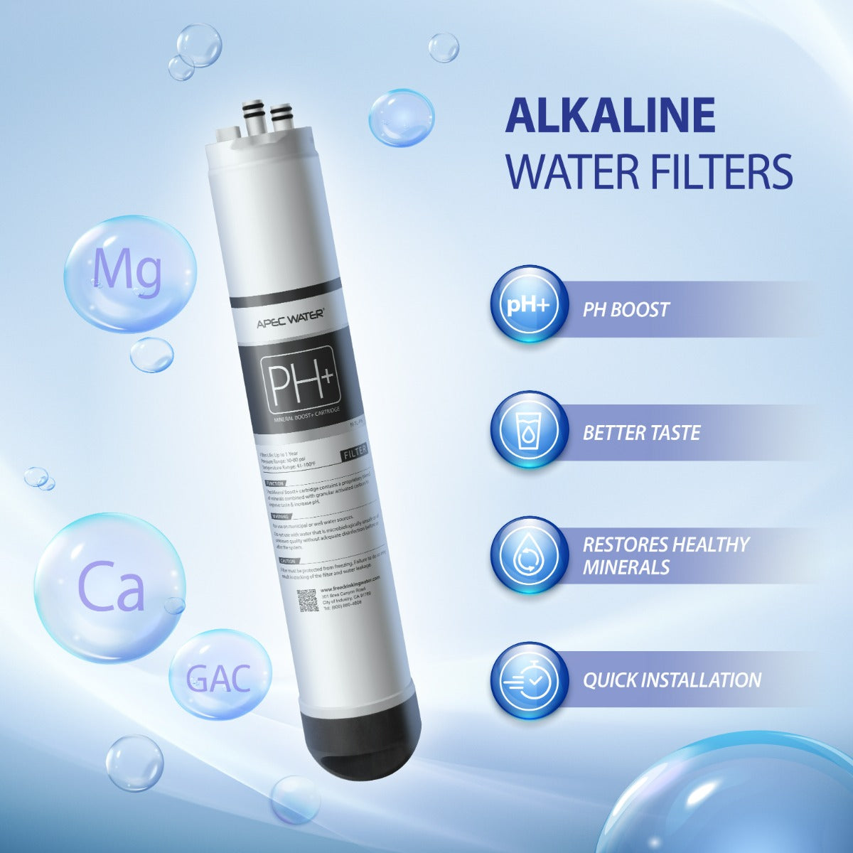 ROTL-600-PH - 3 Stages Premium Tankless pH Plus Reverse Osmosis Water Systems
