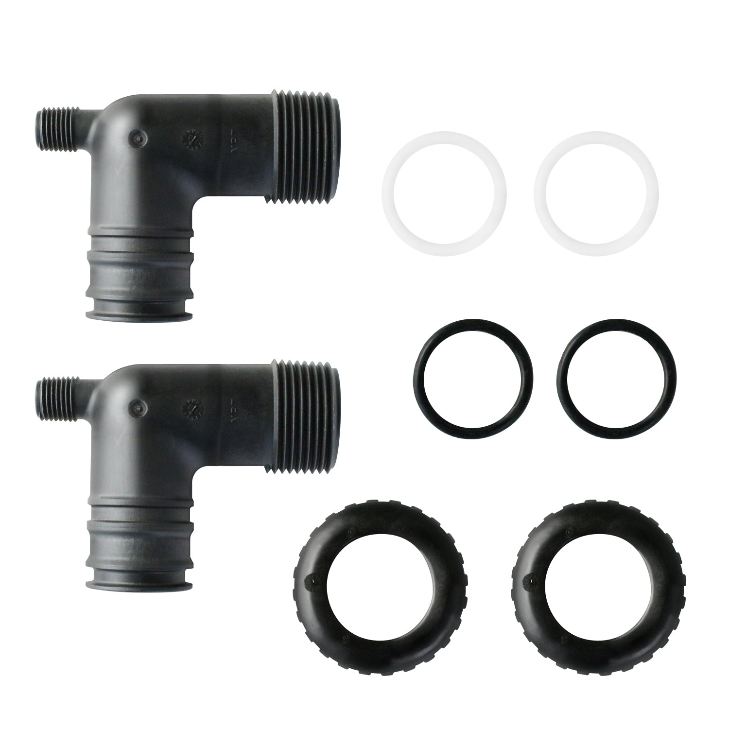 1" PVC Male NPT Elbow Adapter Kit